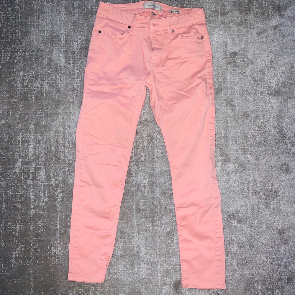 Calvin Klein salmon pants